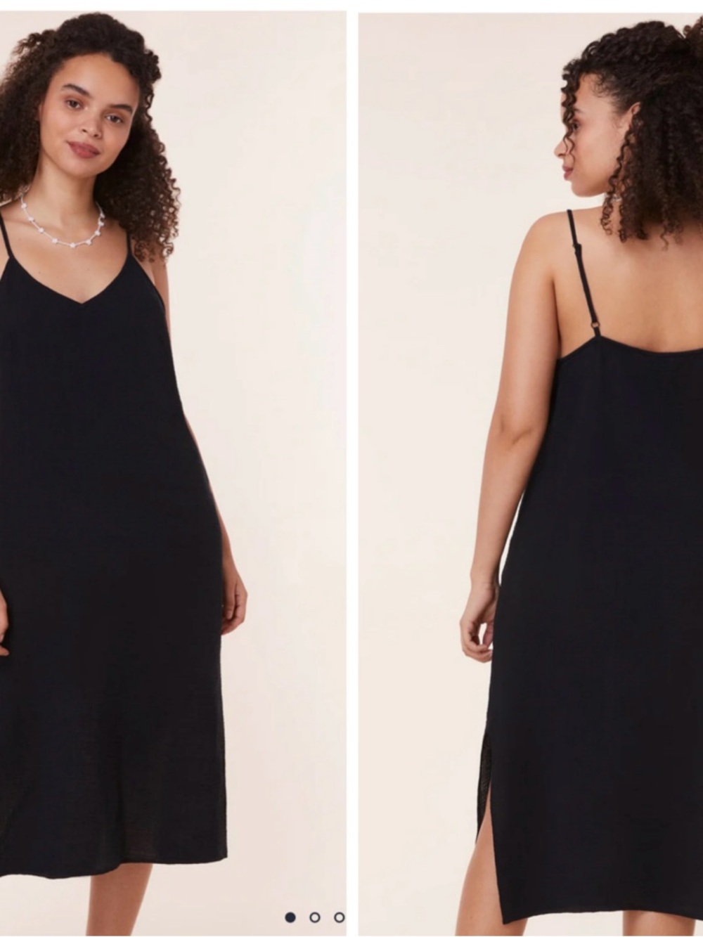 Andie The Barreta Cover Up Dress in Black